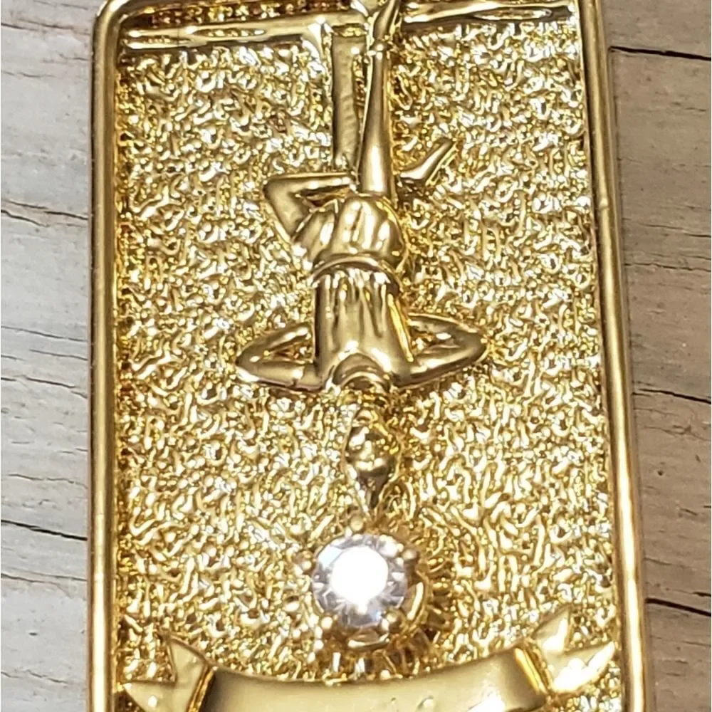 The hanged man, Tarot card pendant